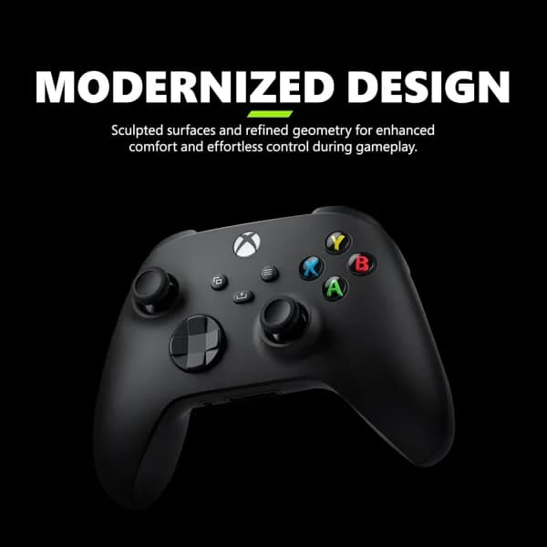 Controle Sem Fio Xbox Microsoft Carbon Black banner