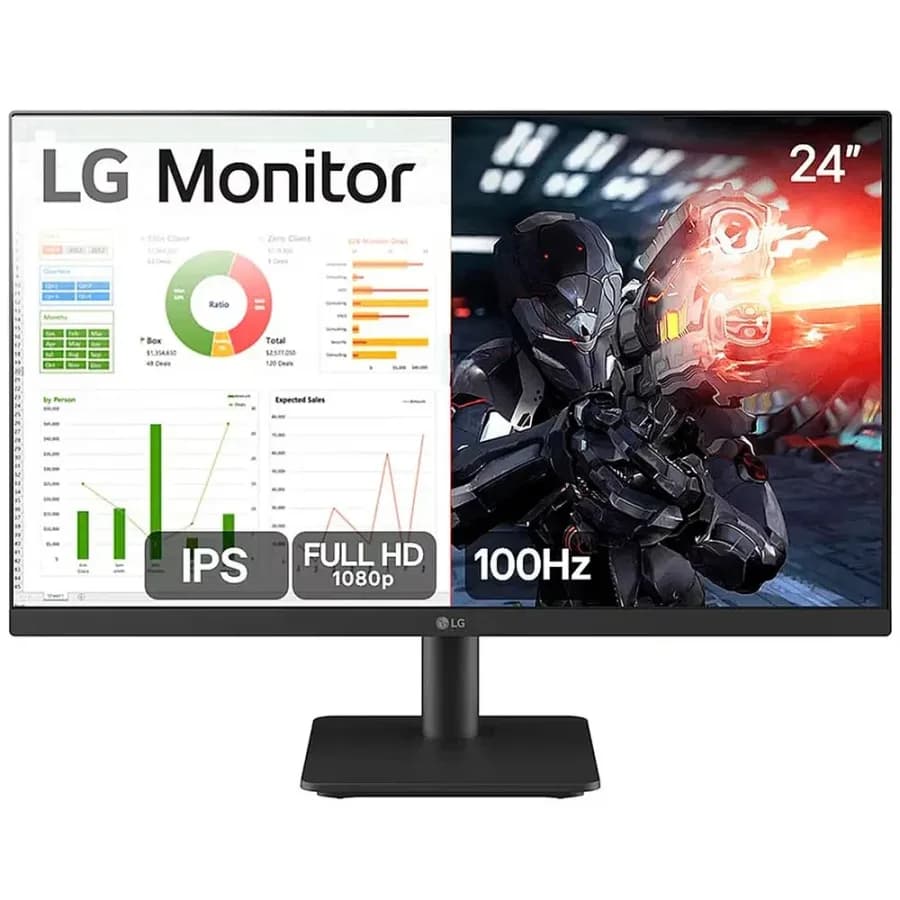 Monitor LG 24" Full HD IPS 75Hz 24MR400