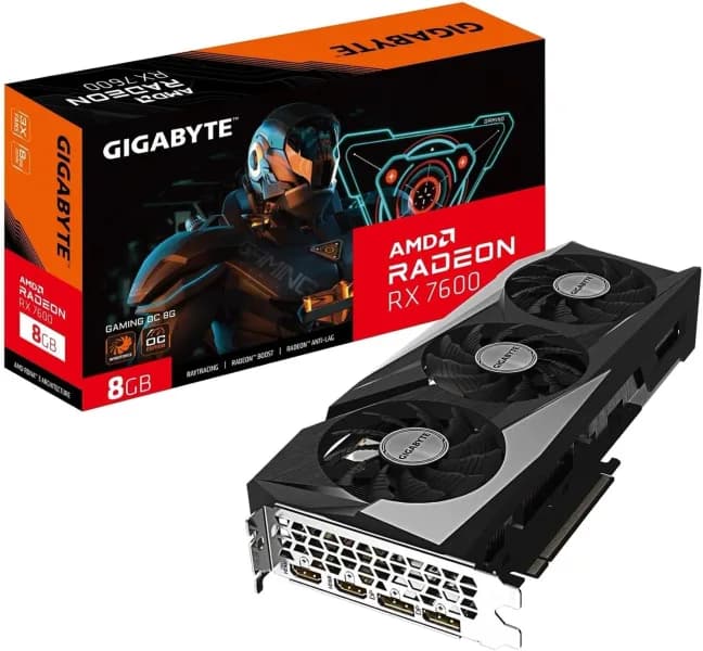 Gigabyte Radeon RX 7600 Gaming OC 8GB — produto em destaque