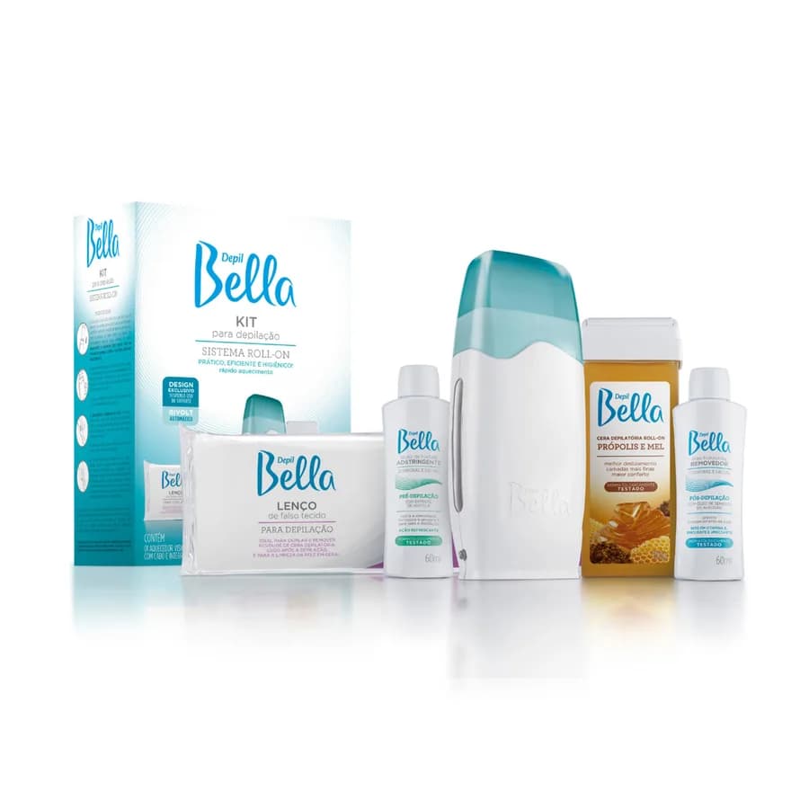 Kit Depilação Cera Veet Easy Wax Roll-On