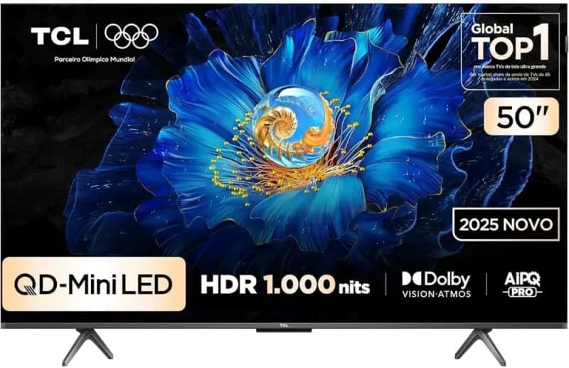 Smart TV TCL QLED Google TV 50"