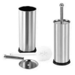 escova sanitaria limpeza de vaso de banheiro aco inox