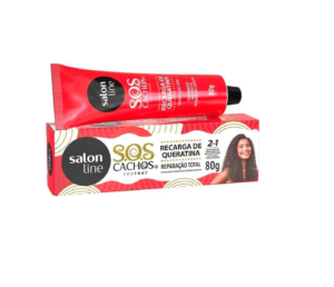 recarga de queratina salon line 50g